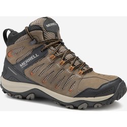 Wanderschuhe Herren wasserdicht halbhoch Bergwandern - Merrell Crosslander braun