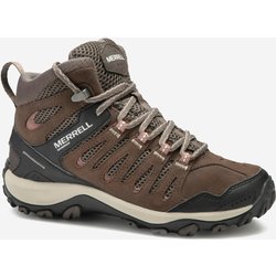 Wanderschuhe Damen wasserdicht halbhoch Bergwandern - Merrell Crosslander braun