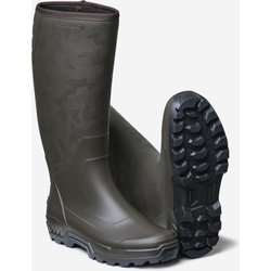 Gummistiefel Land 500 warm gefüttert braun