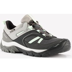 Wanderschuhe Kinder Gr. 35–38  wasserdicht Schnürung - Crossrock grau