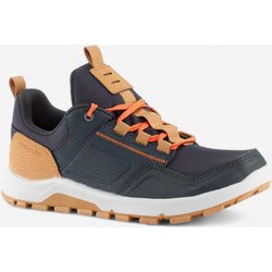 Wanderschuhe Kinder Grösse 35–38 niedrig Schnürung - NH500 blau