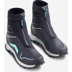 Winterschuhe Damen warm wasserdicht Winterwandern - SH900 Pro Mountain schwarz