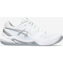 Damen Tennisschuhe Multicourt - Gel Dedicate 8 weiss/silbern