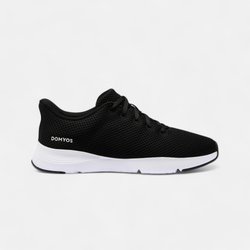Fitnessschuhe Sneaker Damen - graphitschwarz/ultraweiß