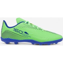 Kinder Fußball Nockenschuhe MG mit Schnürung - 160 marineblau/grün