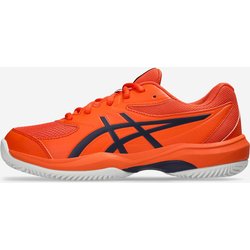Kinder Tennisschuhe Sandplatz - Asics Gel Game 10 orange/blau