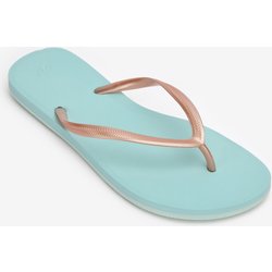 Zehensandalen Damen 500 Gold blau