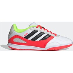 Kinder Fußball Hallenschuhe Futsal - Super Sala weiß/rot
