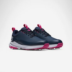 Damen Golfschuhe Footjoy Tour Rival blau/rosa