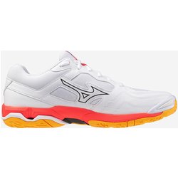 Damen/Herren Handballschuhe - Mizuno Wave Phantom weiß/rosa/orange
