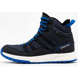 Wanderschuhe Herren halbhoch warm wasserdicht - NH500 blau
