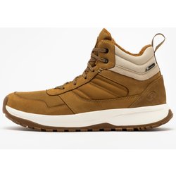 Wanderschuhe Herren halbhoch warm Leder - NH500 Hybrid braun