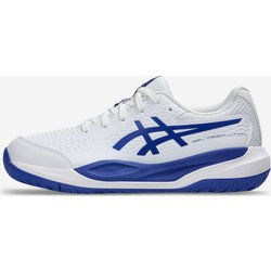 Kinder Tennisschuhe Multicourt - Gel Resolution X weiss/blau