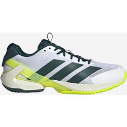 Herren Tennisschuhe Sandplatz - Adizero Ubersonic 5 weiß/grün