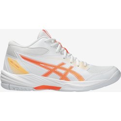 Damen/Herren Volleyballschuhe MID - ASICS Gel-Task MT4 weiß/orange