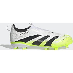 Kinder Fußball Nockenschuhe FG/MG - Predator League Laceless weiß/grün