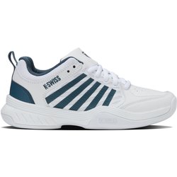 Herren Tennisschuhe Teppich - Court Express 2 weiß/blau
