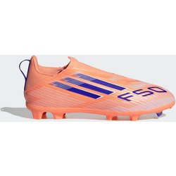 Kinder Fußball Nockenschuhe FG/MG - F50 League Laceless Coral Blaze orange