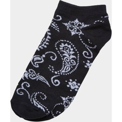 Urban Classics Bandana Pattern No Show Socks 5-Pack