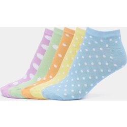 Urban Classics No Show Socks Dots 5-Pack