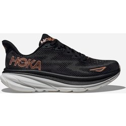 HOKA Clifton 9 Schuhe für Damen in Black/Rose Gold Größe 36 2/3 | Straße