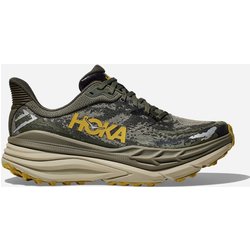 HOKA Stinson 7 Schuhe für Herren in Olive Haze/Forest Cover Größe 42 | Gelände