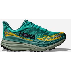 HOKA Stinson 7 Schuhe für Damen in Electric Aqua/Oceanic Größe 42 | Gelände