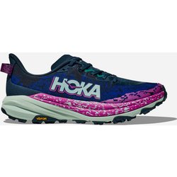 HOKA Speedgoat 6 Schuhe für Herren in Stormy Skies/Aqua Breeze Größe 40 2/3 Regular | Gelände