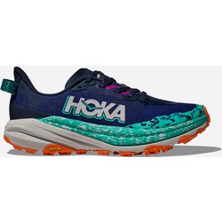 HOKA Speedgoat 6 Schuhe für Damen in Varsity Navy/Meteor Größe 45 1/3 | Gelände