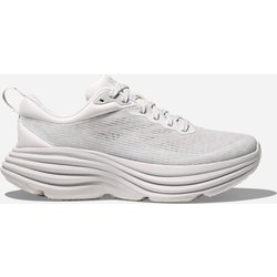 HOKA Stealth/Tech Bondi 8 Caged Schuhe in White/Cosmic Grey Größe 44 | Lifestyle