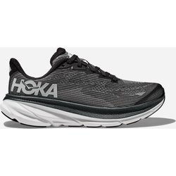 HOKA Clifton 9 Schuhe in Black/White Größe 36Y | Straße