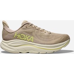 HOKA Clifton 10 Schuhe für Herren in Raw Linen/Stone Größe 44 | Straße