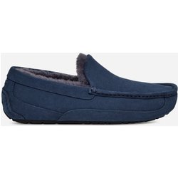 UGG® Ascot Hausschuh für Herren | UGG® EU in Deep Ocean, Größe 40, Veloursleder