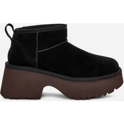 UGG® Classic Ultra Mini New Heights Boot für Damen in Black, Größe 36, Veloursleder