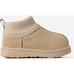 UGG® Classic Ultra Mini Stretch Cuff Boot für Kinder in Brown, Größe 22, Veloursleder/Textil/Recycled Materials