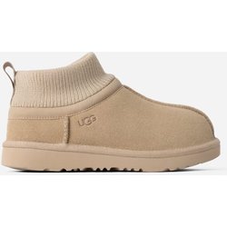 UGG® Classic Ultra Mini Stretch Cuff Boot für Kinder in Brown, Größe 33.5, Veloursleder/Textil/Recycled Materials