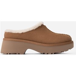 UGG® New Heights Cozy Clog für Damen in Brown, Größe 39, Veloursleder