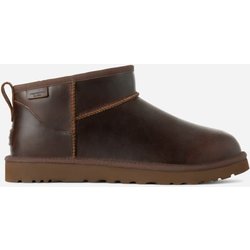 UGG® Classic Ultra Mini Leather Regenerate Boot für Herren in Ironwood, Größe 42, Leder