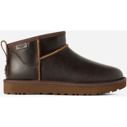 UGG® Classic Ultra Mini Leather Regenerate Boot für Damen in Ironwood, Größe 41, Leder