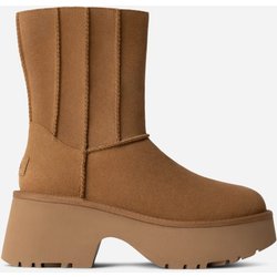 UGG® Classic Twin Seam New Heights Boot für Damen in Brown, Größe 38, Veloursleder