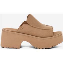 UGG® New Heights Slide für Damen in Brown, Größe 41, Veloursleder