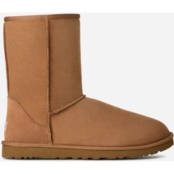 UGG® Classic Short für Herren | Warme Lammfell-Boots auf in Brown, Größe 40, Twinface