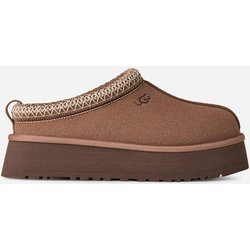 UGG® Tazz II für Damen | Lammfell-Slipper auf in Rocky Oak, Größe 43, Veloursleder