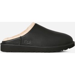 UGG® Classic Slipper Noir für Herren in Black, Größe 40, Leder