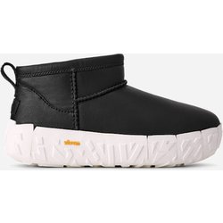 UGG® Classic Ultra Mini Wrap Tech Noir Boot für Herren in Black, Größe 40, Leder