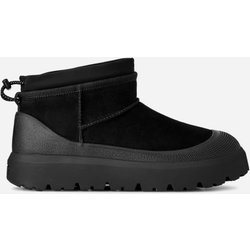 UGG® Classic Ultra Mini Weather Hybrid Boot für Herren in Black, Größe 39.5, Veloursleder