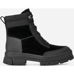 UGG® Ashton Weatherized Lace Up Boot für Damen in Black, Größe 36, Veloursleder