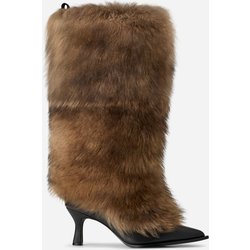 UGG® AMBUSH Fur Heel für Damen in Brown, Größe 36, Leder