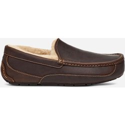 UGG® Ascot Hausschuh für Herren | UGG® EU in Brown, Größe 42, Leder