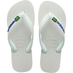 Havaianas Brasil Logo Sandalen (White)